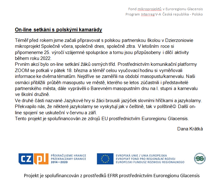 grant cesko polsky 1 online setkani